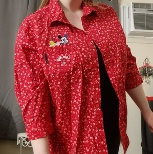 Disney Mickey Unlimited Woman's 18W/20W button up
